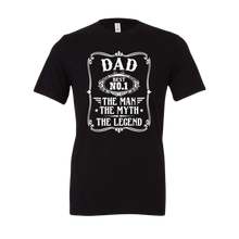 Load image into Gallery viewer, Number 1 Dad Legend Tee